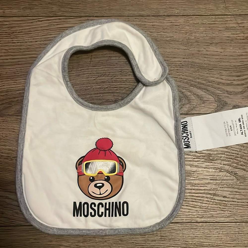 Moschino baby bib
